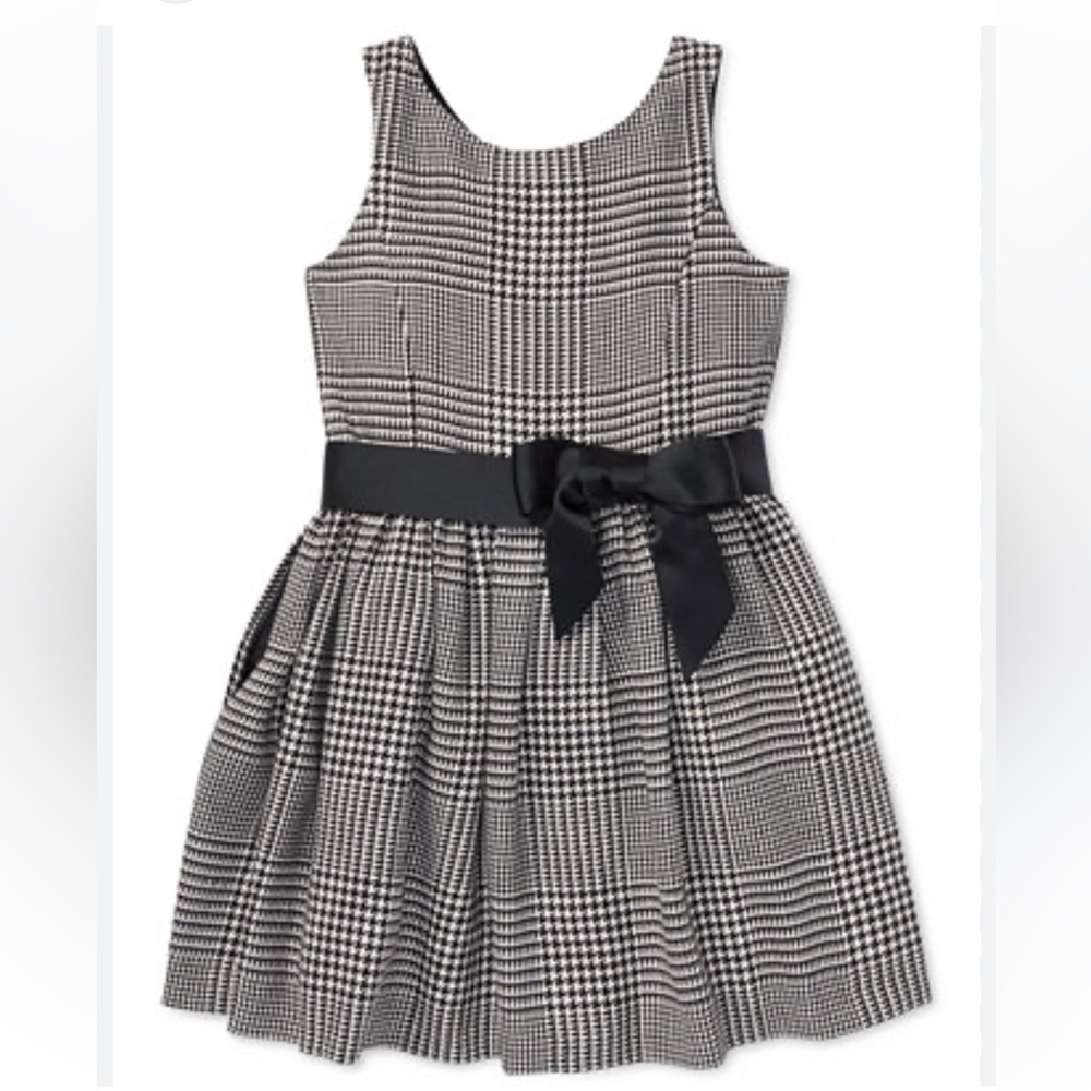 Polo Ralph Lauren Glen Plaid Holiday Dress size 8